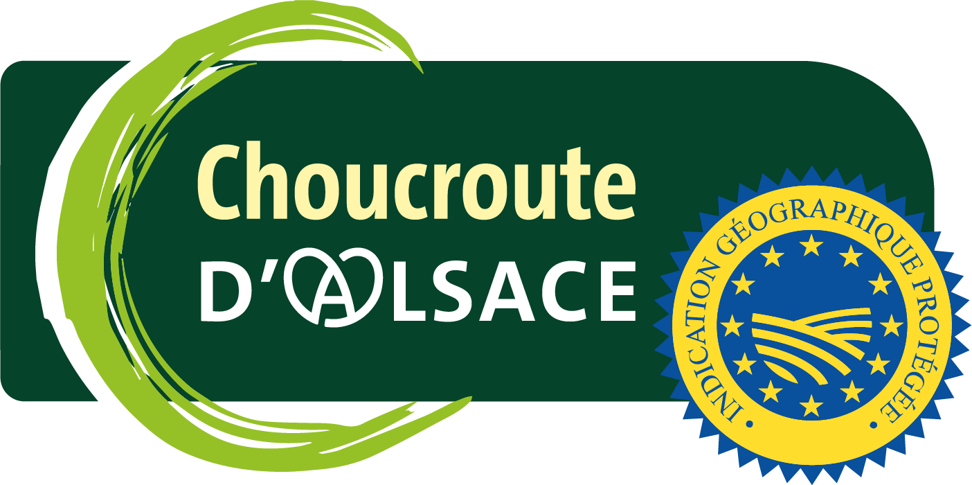 Logo de la choucroute d'Alsace Indication Géographique Protégée